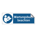 Wartungsbuch beachten
