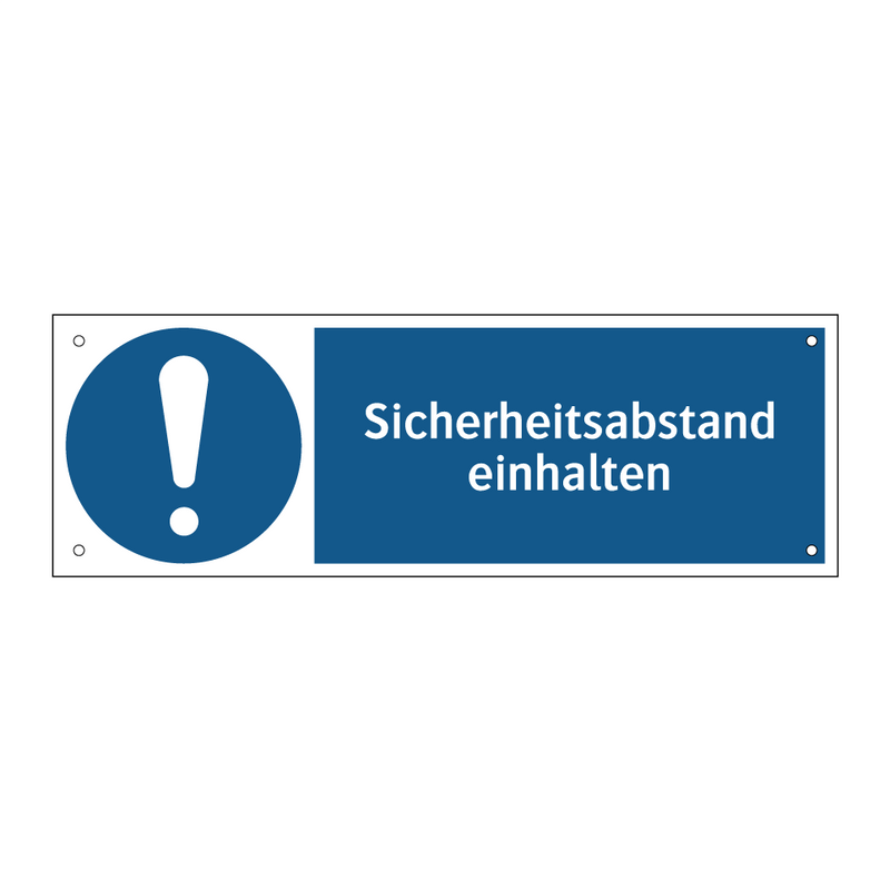 Sicherheitsabstand einhalten