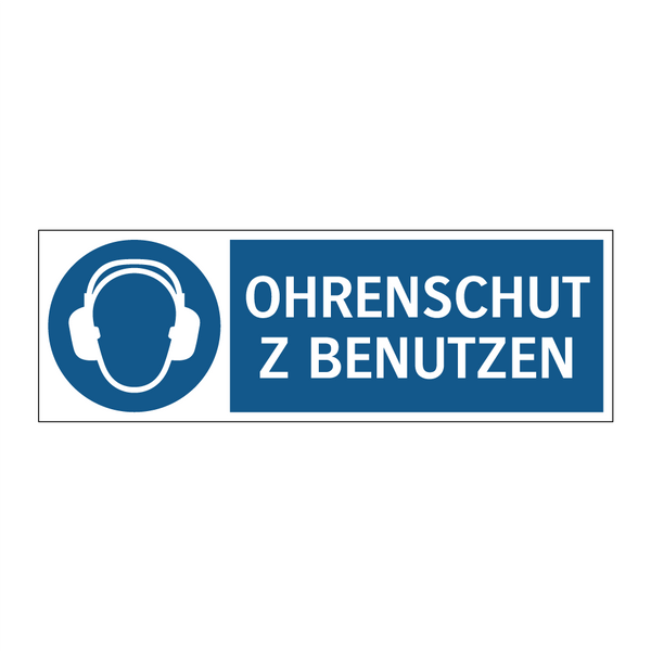 OHRENSCHUTZ BENUTZEN