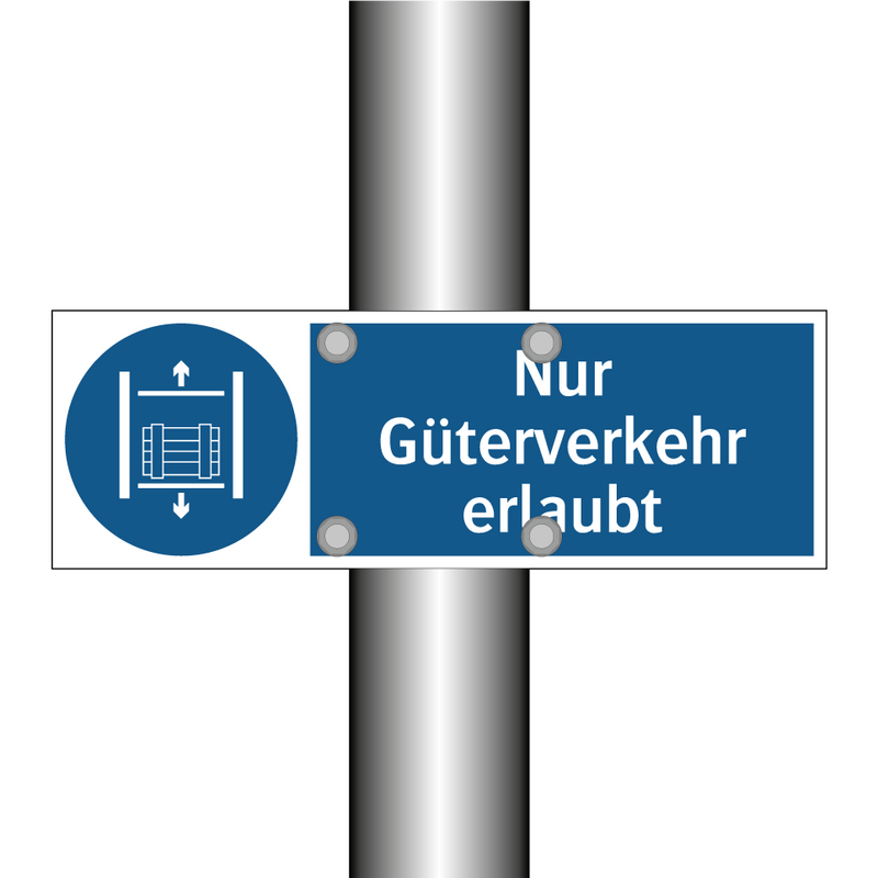 Nur Güterverkehr erlaubt