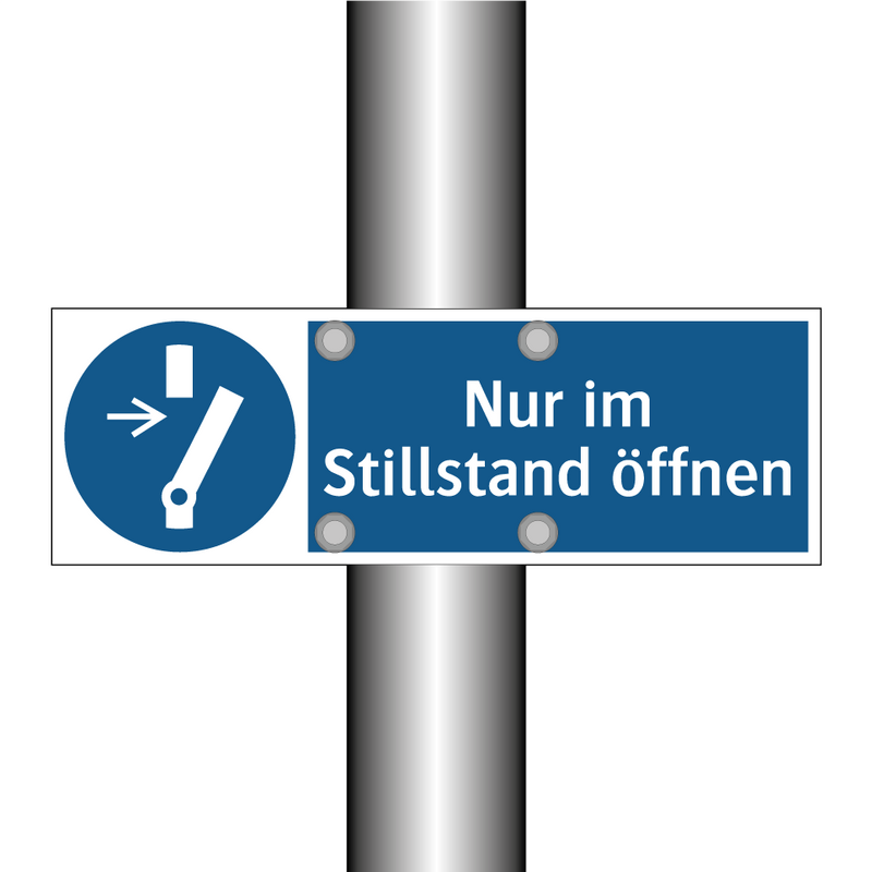 Nur im Stillstand öffnen