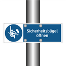 Sicherheitsbügel öffnen