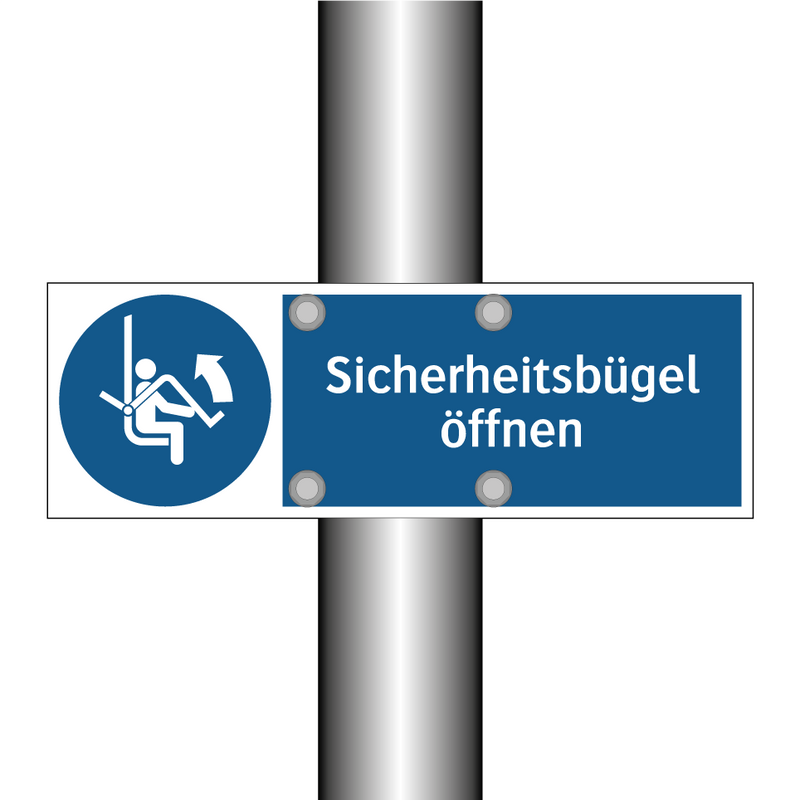 Sicherheitsbügel öffnen