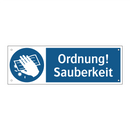 Ordnung! Sauberkeit