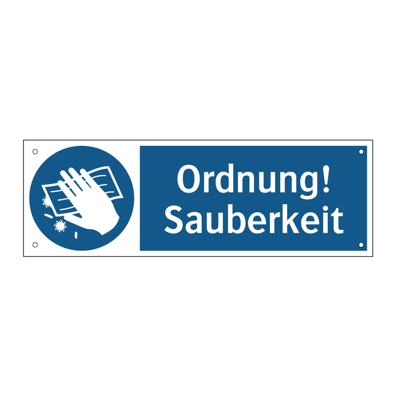 Ordnung! Sauberkeit