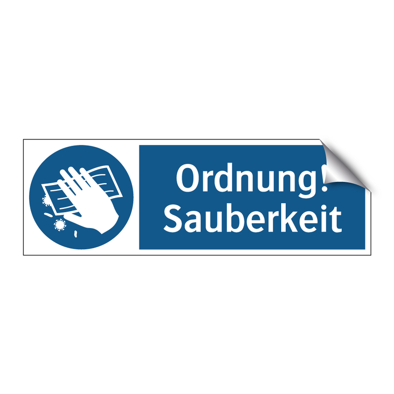 Ordnung! Sauberkeit
