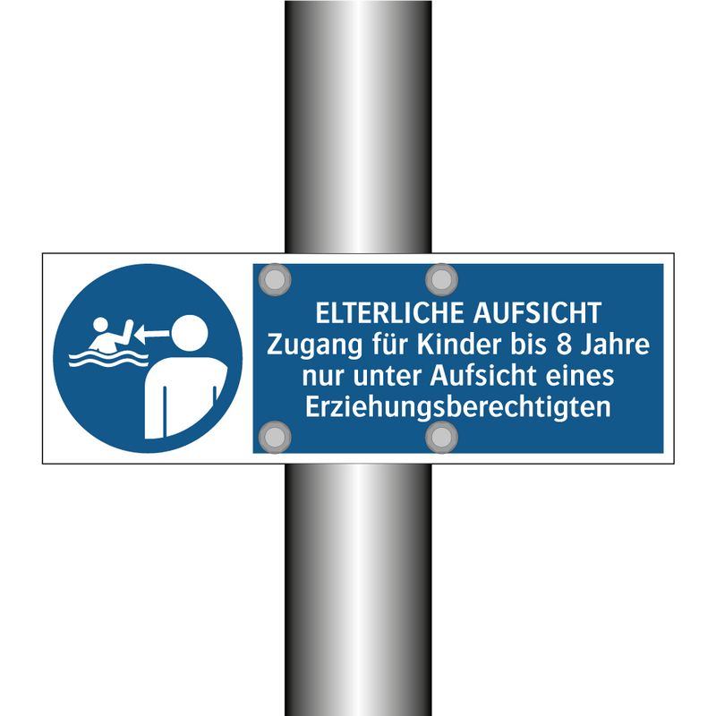 ELTERLICHE AUFSICHT Zugang für Kinder bis 8 Jahre nur unter Aufsicht eines Erziehungsberechtigten