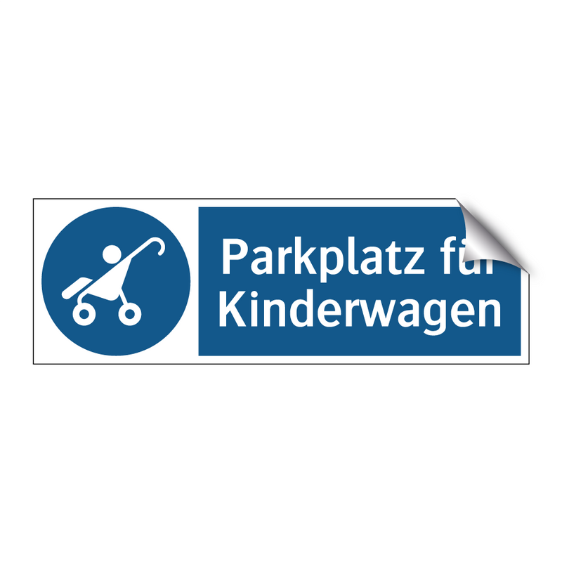 Parkplatz für Kinderwagen