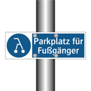 Parkplatz für Fußgänger