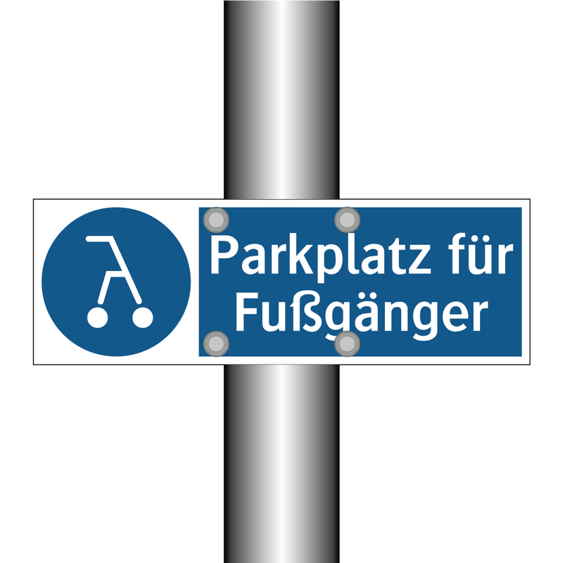 Parkplatz für Fußgänger