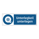 Unterlegkeil unterlegen