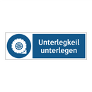 Unterlegkeil unterlegen