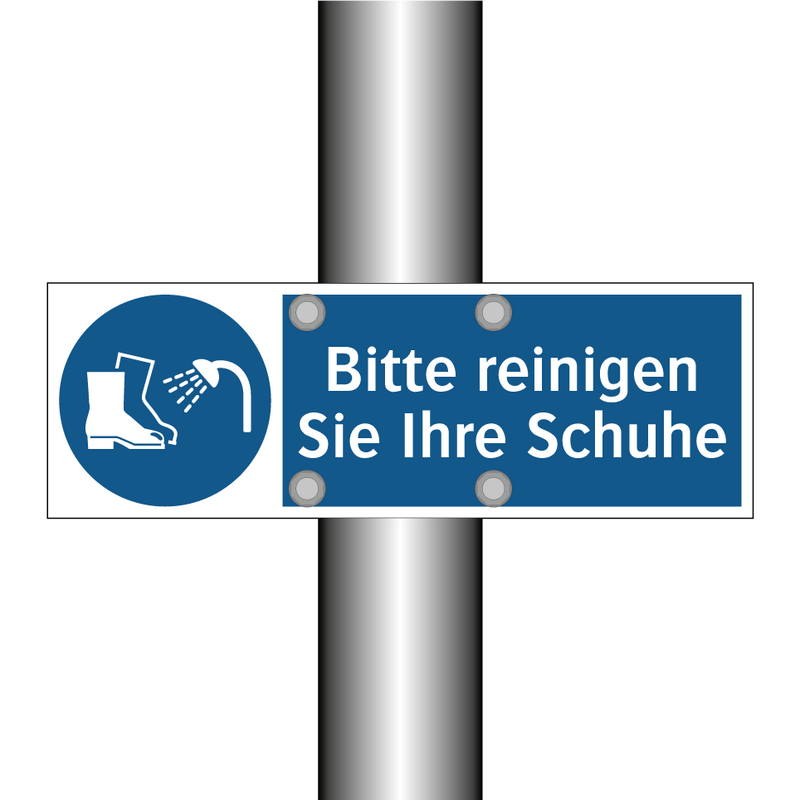 Bitte reinigen Sie Ihre Schuhe