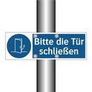 Bitte die Tür schließen