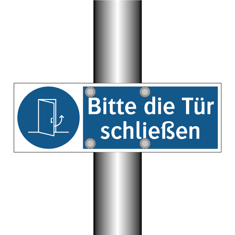 Bitte die Tür schließen