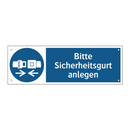 Bitte Sicherheitsgurt anlegen