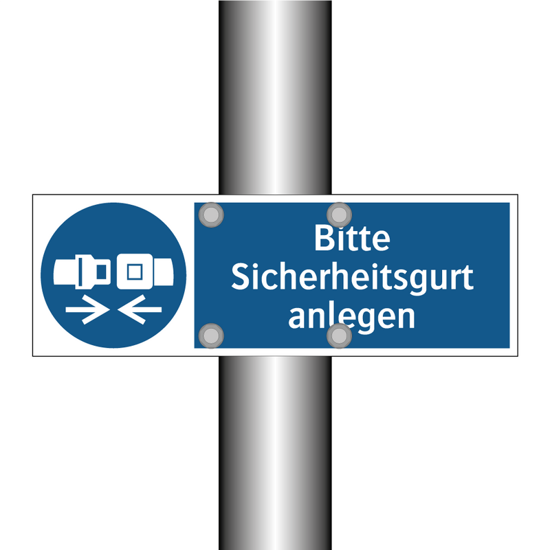 Bitte Sicherheitsgurt anlegen