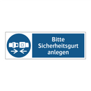 Bitte Sicherheitsgurt anlegen