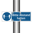 Bitte Abstand halten