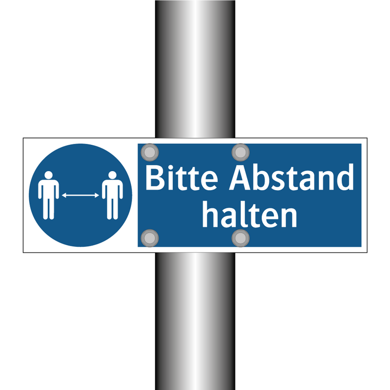 Bitte Abstand halten