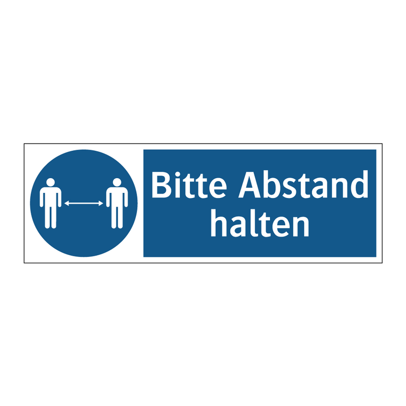Bitte Abstand halten