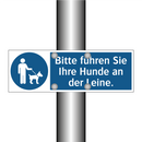 Bitte führen Sie Ihre Hunde an der Leine.