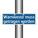 Warnweste muss getragen werden