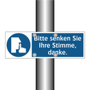 Bitte senken Sie Ihre Stimme, danke.