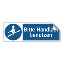 Bitte Handlauf benutzen