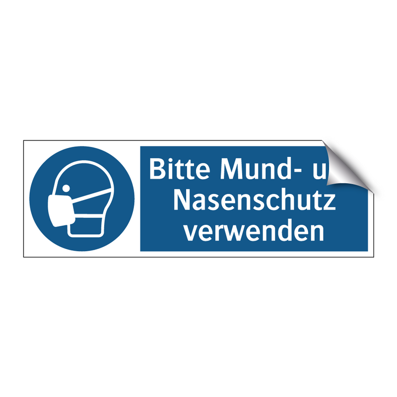 Bitte Mund- und Nasenschutz verwenden