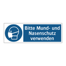 Bitte Mund- und Nasenschutz verwenden