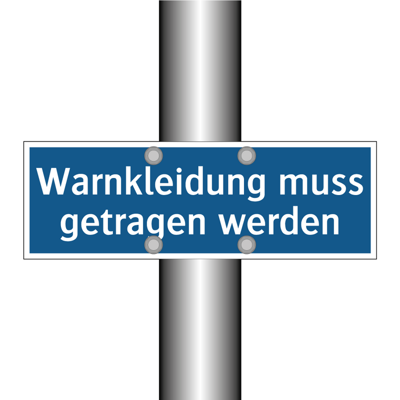 Warnkleidung muss getragen werden