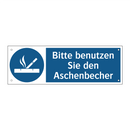 Bitte benutzen Sie den Aschenbecher