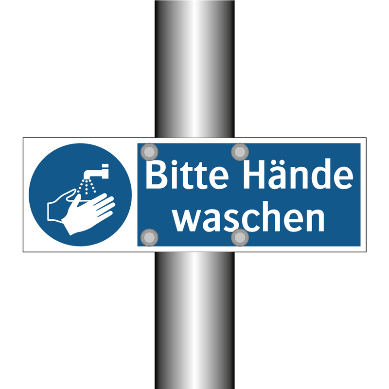 Bitte Hände waschen