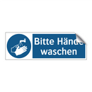 Bitte Hände waschen