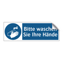 Bitte waschen Sie Ihre Hände