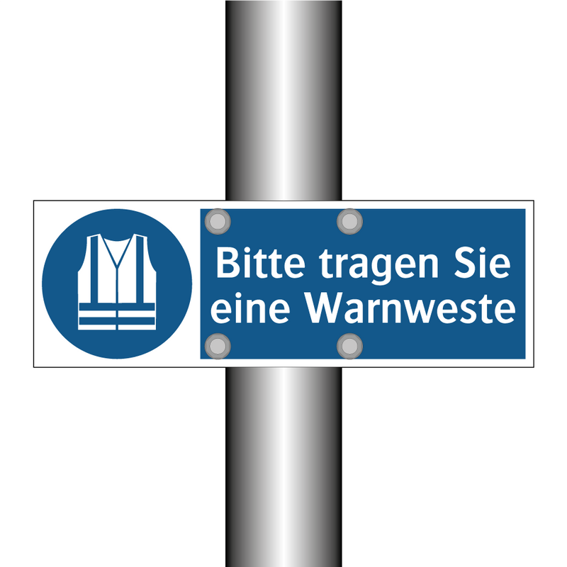 Bitte tragen Sie eine Warnweste