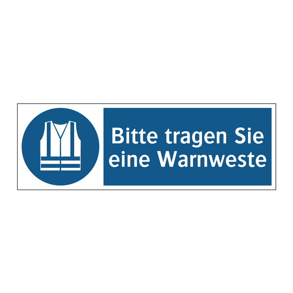 Bitte tragen Sie eine Warnweste