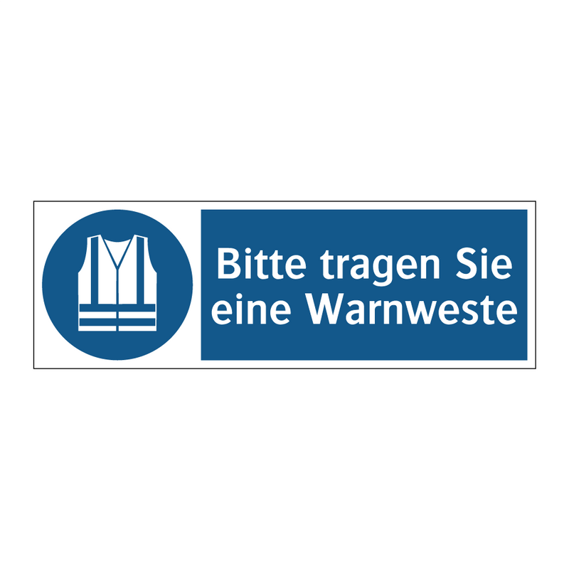 Bitte tragen Sie eine Warnweste