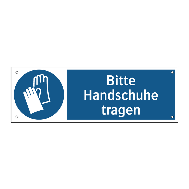 Bitte Handschuhe tragen