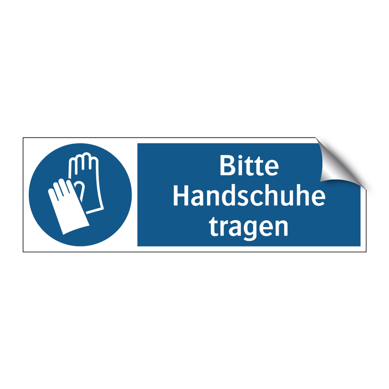 Bitte Handschuhe tragen