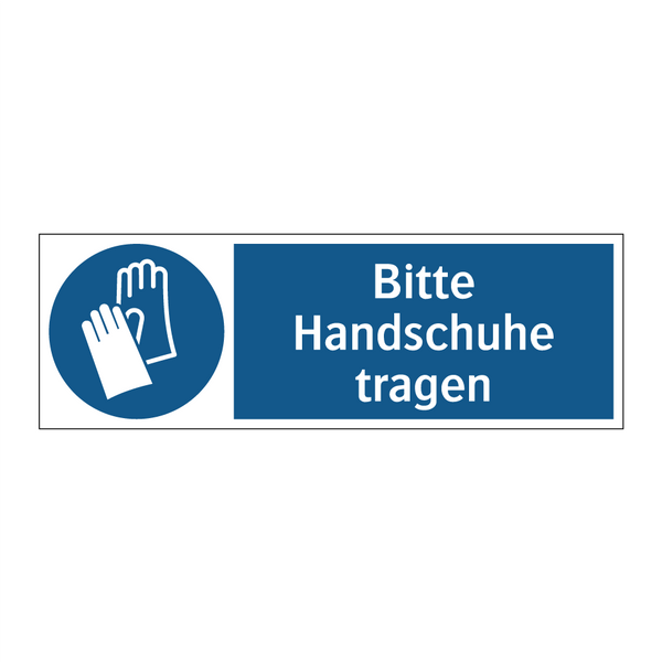 Bitte Handschuhe tragen