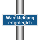 Warnkleidung erforderlich