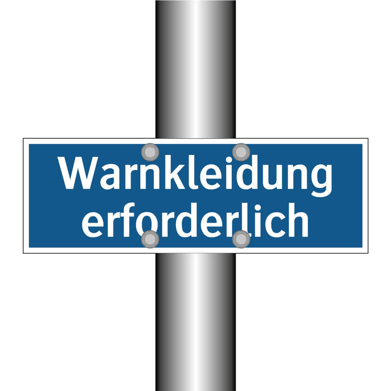 Warnkleidung erforderlich