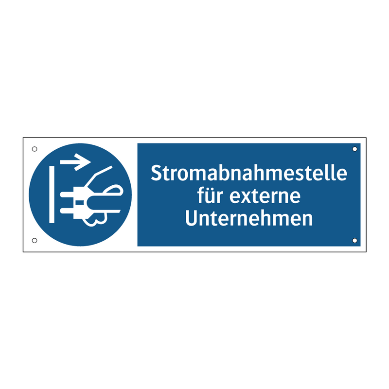 Stromabnahmestelle für externe Unternehmen