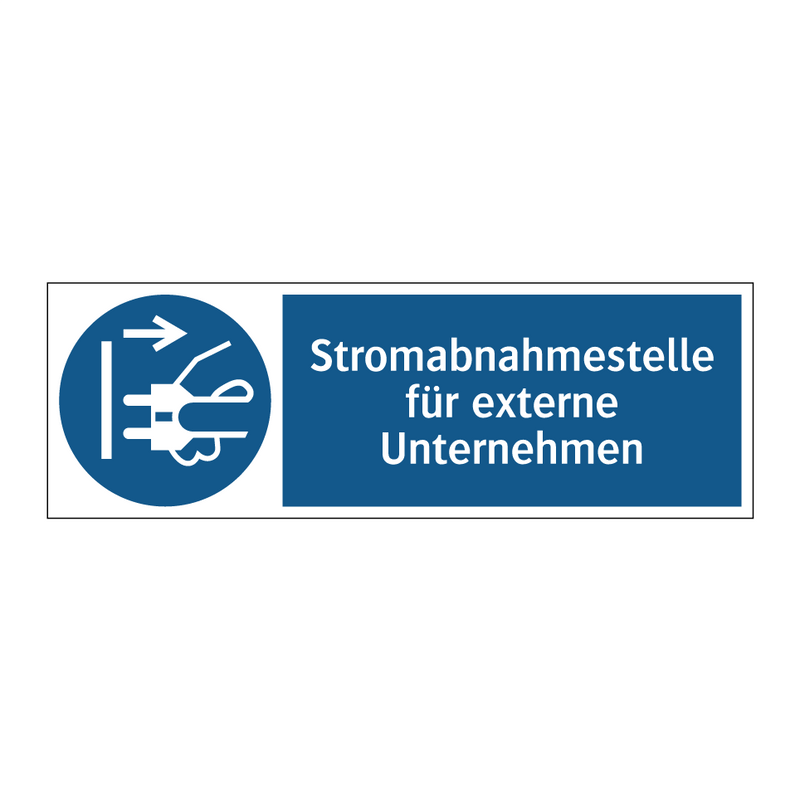 Stromabnahmestelle für externe Unternehmen