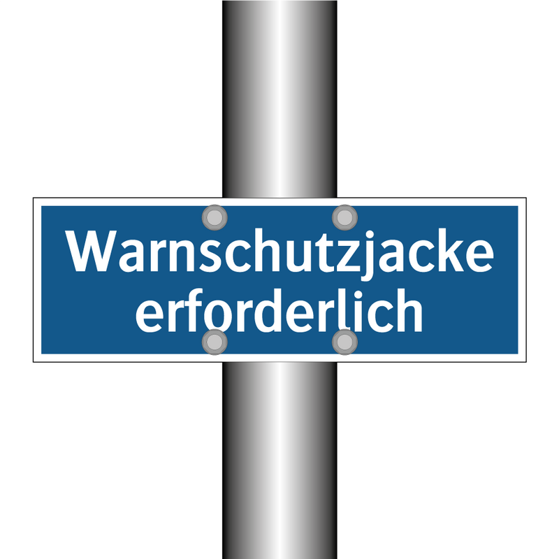 Warnschutzjacke erforderlich