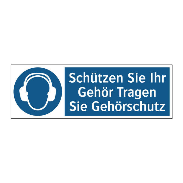 Schützen Sie Ihr Gehör Tragen Sie Gehörschutz