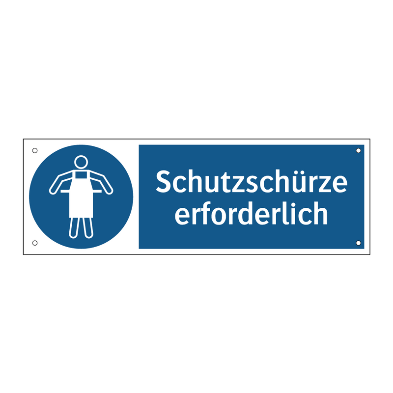 Schutzschürze erforderlich