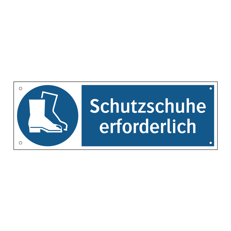 Schutzschuhe erforderlich